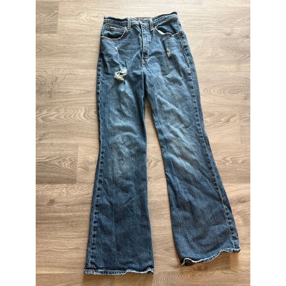 Vintage Levi’s women’s size 27 70’s high rise flare jeans - Picture 1 of 5
